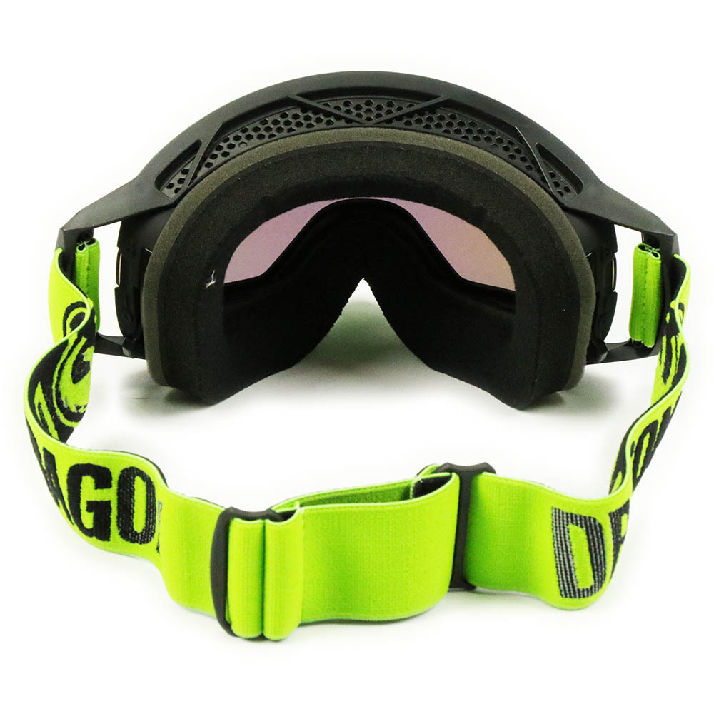 Dragon NEW Mx NFX2 Break Green Injected Ionized Gold Tinted Motocross