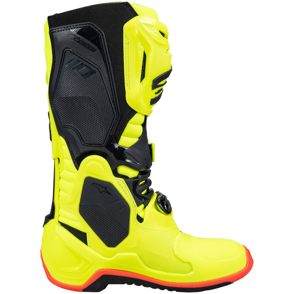 Alpinestars 2026 Tech 10 Fluro Yellow/Black/Fluro Red Boots