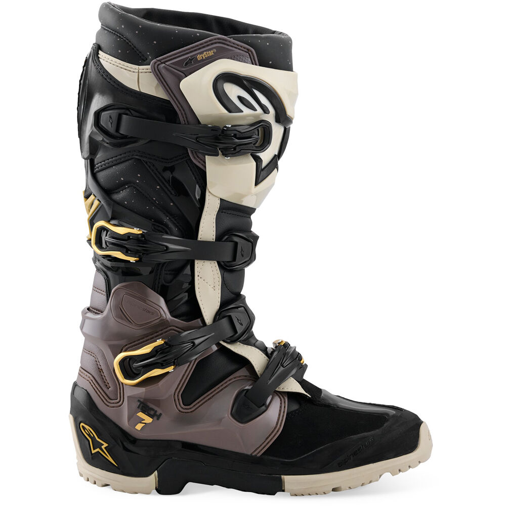 Alpinestars 2026 Tech 7 Enduro Drystar Black/Dark Grey/Gold Boots