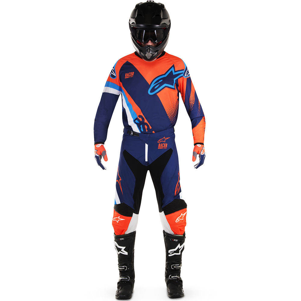 Download Alpinestars NEW Mx 2018 Racer Supermatic Navy Orange ...