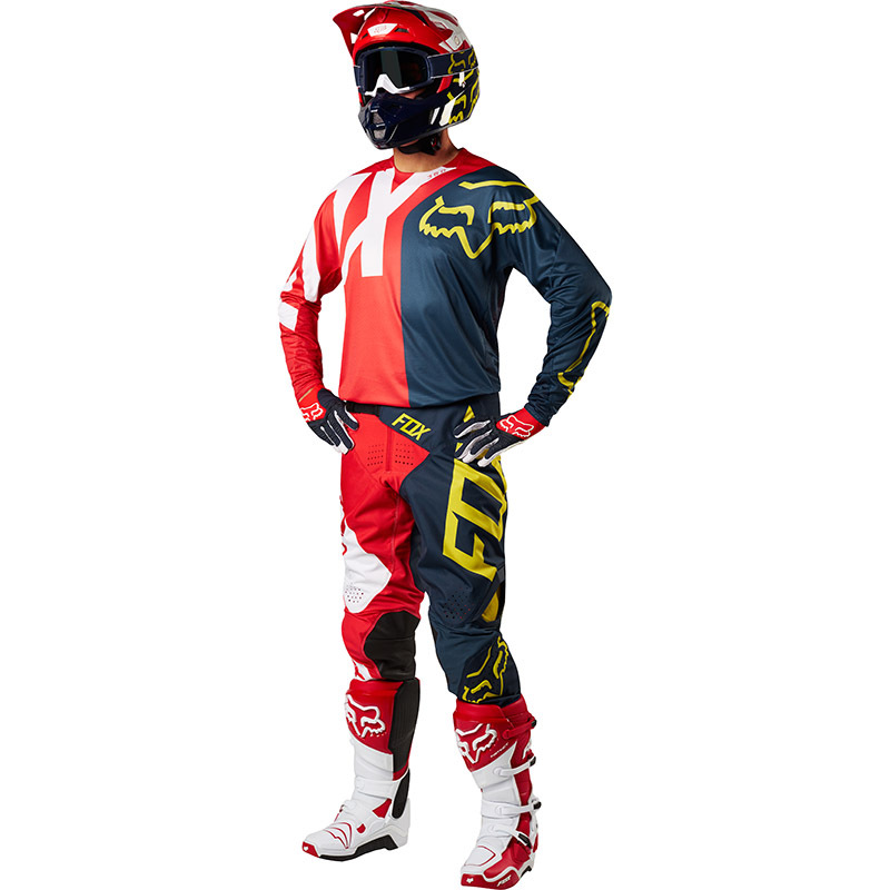 Fox Racing NEW Mx 2018 360 Preme Navy Red Adults Motocross Dirt Bike ...