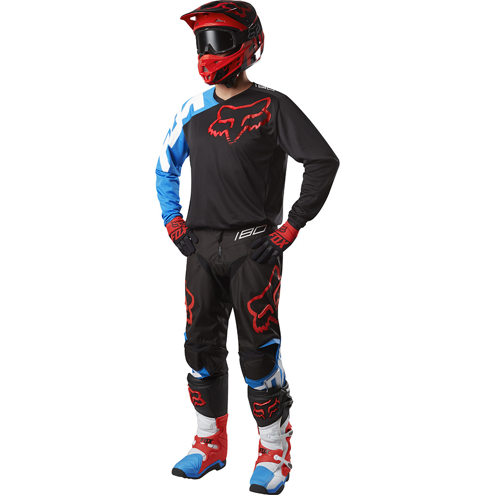 Fox Racing NEW Mx 2017 LE 180 Sabbath Blue Black Kids Motocross Gear