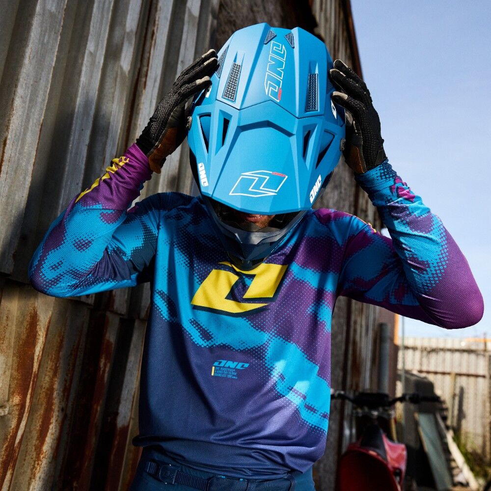 One Industries 2026 X297 Navy Tiger Gear Set at MXstore