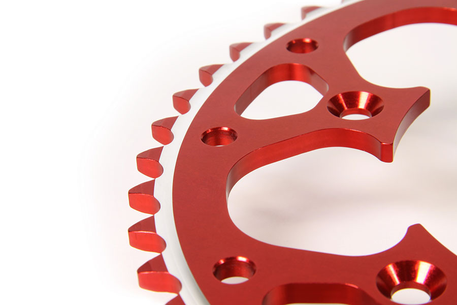 Talon Honda CR/CRF Red Alloy Rear Sprocket 47 Tooth at MXstore