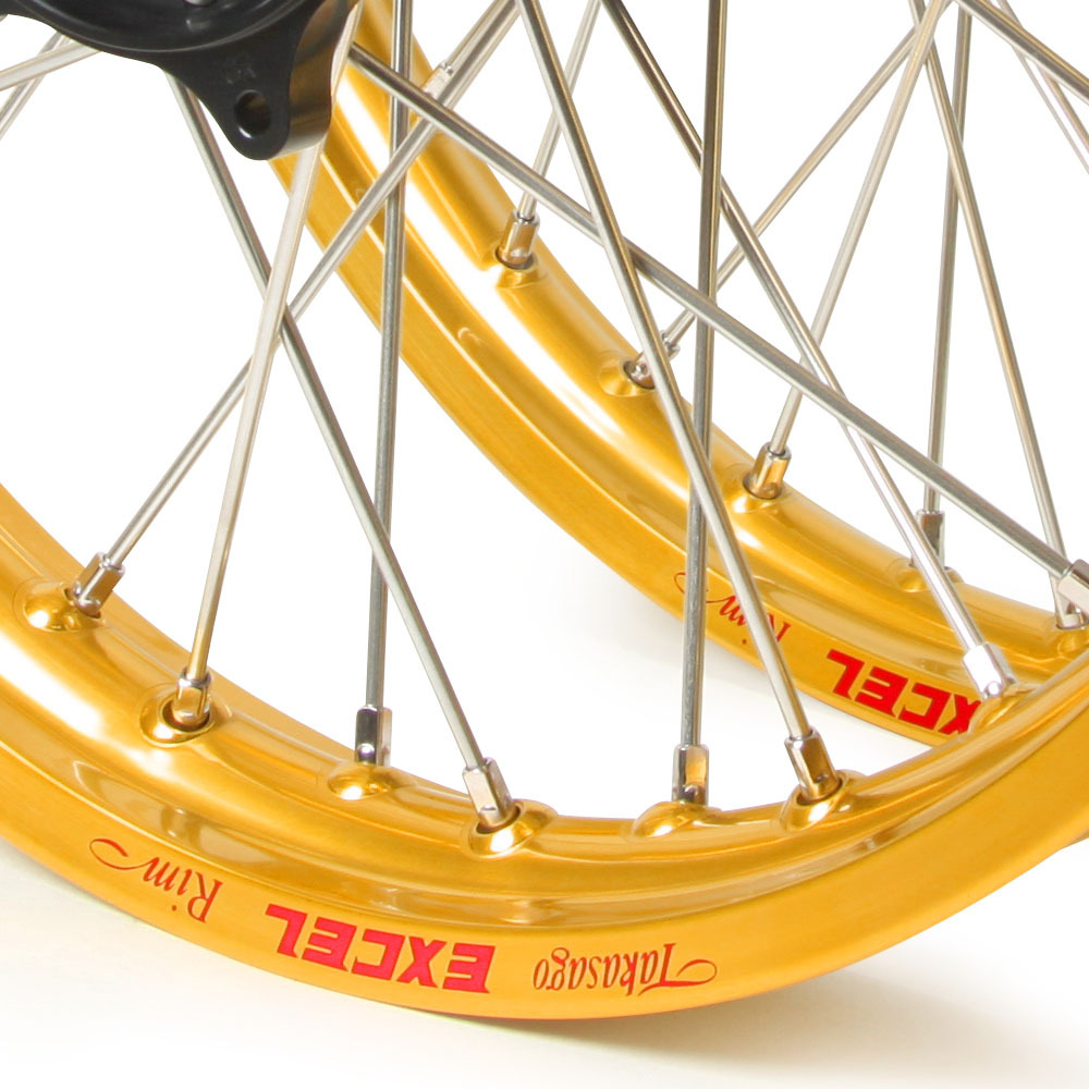37 EXCEL XLR250Rフロント ゴールド 17X300 36h