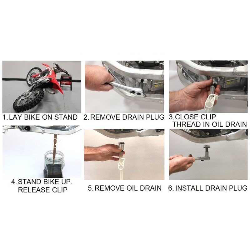 Works Connection Honda CRF450R 2017 EZ Oil Drain System at MXstore