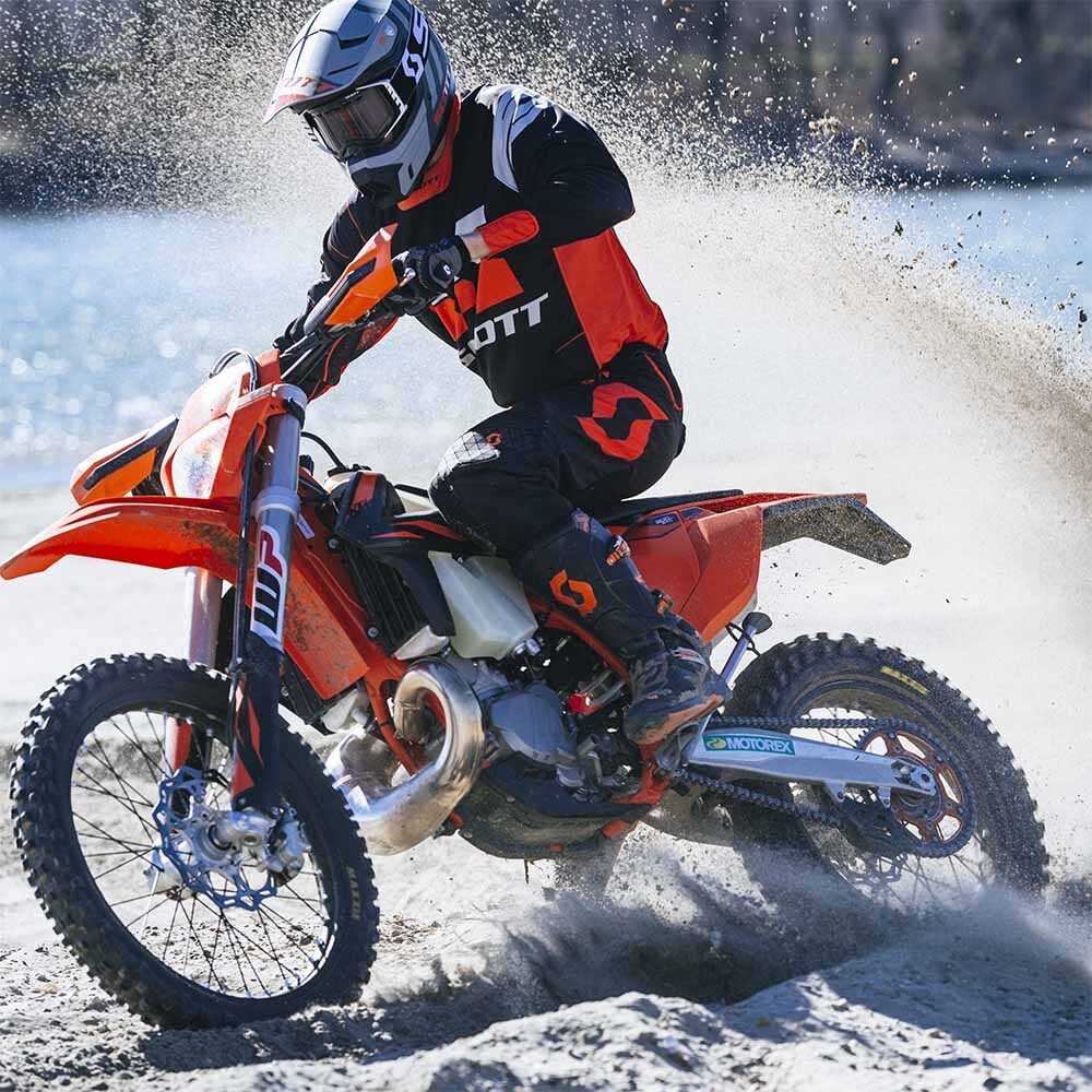 Scott MX 2022 Enduro Black Orange Off Road  Motorcycle Dirt 