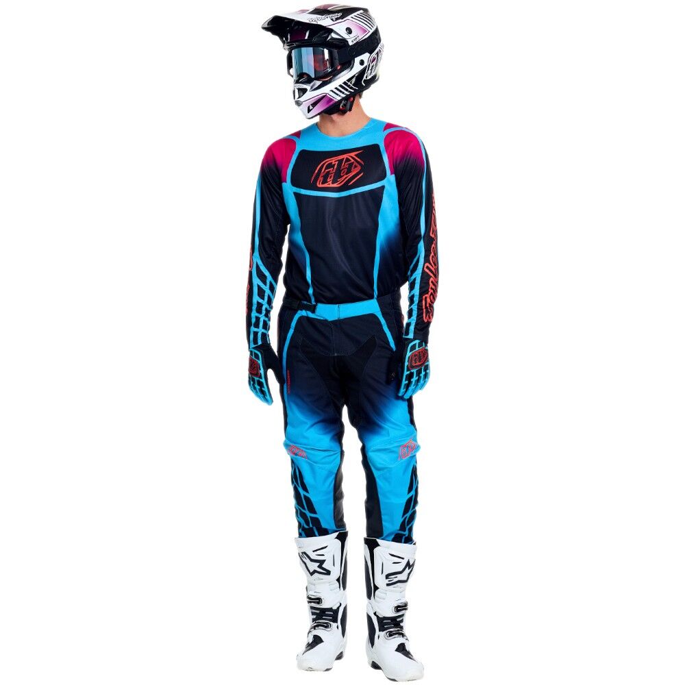 Troy Lee Designs 2026 GP Pro Framework Black/Cyan Gear Set | Buy