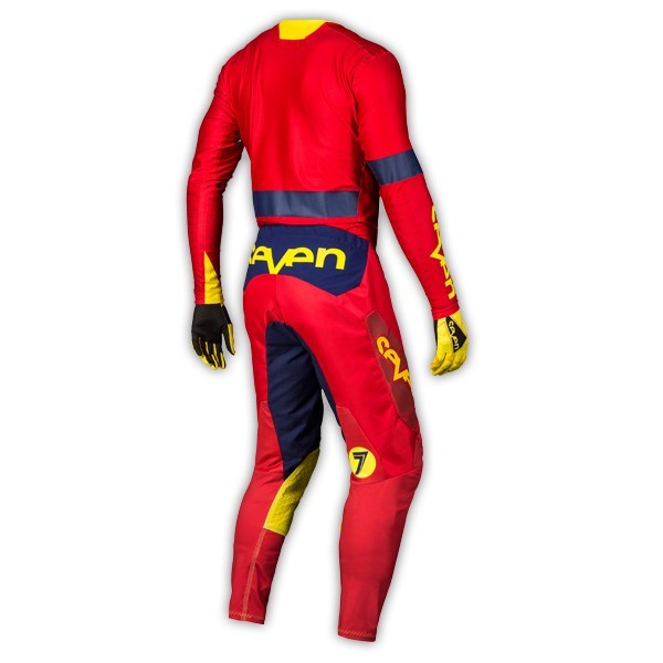 red dirt bike suit