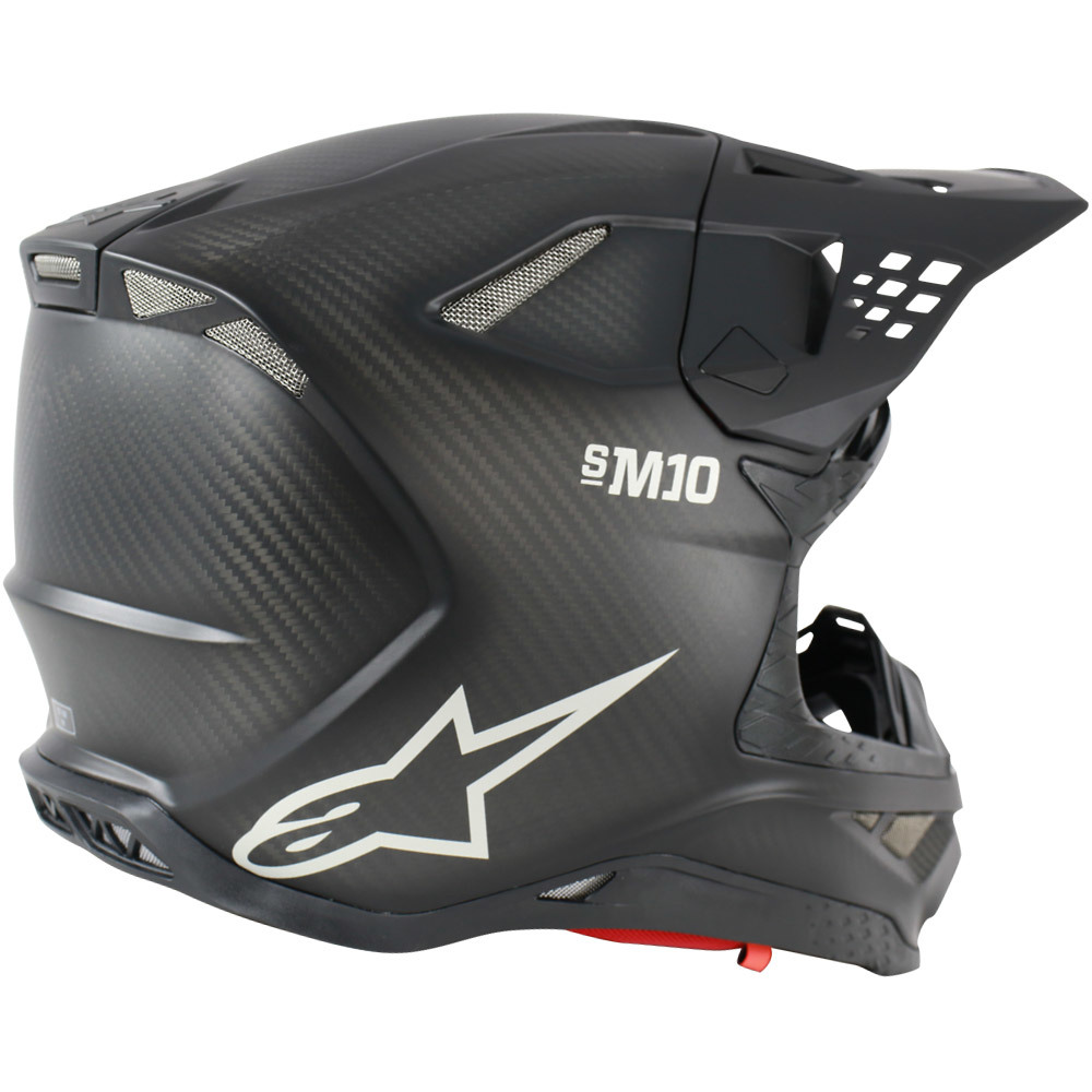 Alpinestars 2019 Supertech SM10 Matte Black Carbon Helmet at MXstore