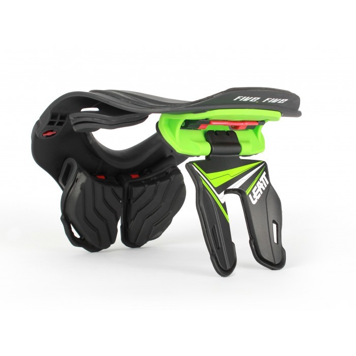 Leatt Brace Mx GPX 5.5 Junior Black/Green Youth Motocross Kids Neck Brace