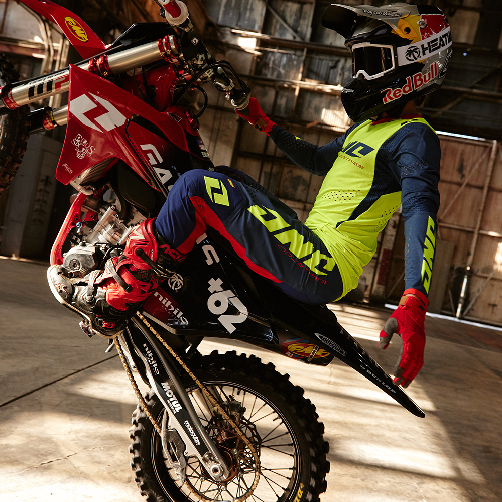 One Industries 2026 X197 Neon Navy Kids Jersey at MXstore