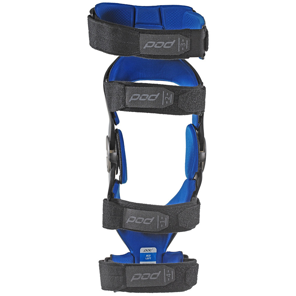 POD NEW K8 Carbon Blue Mx Gear Motocross Dirt Bike Enduro Right Knee