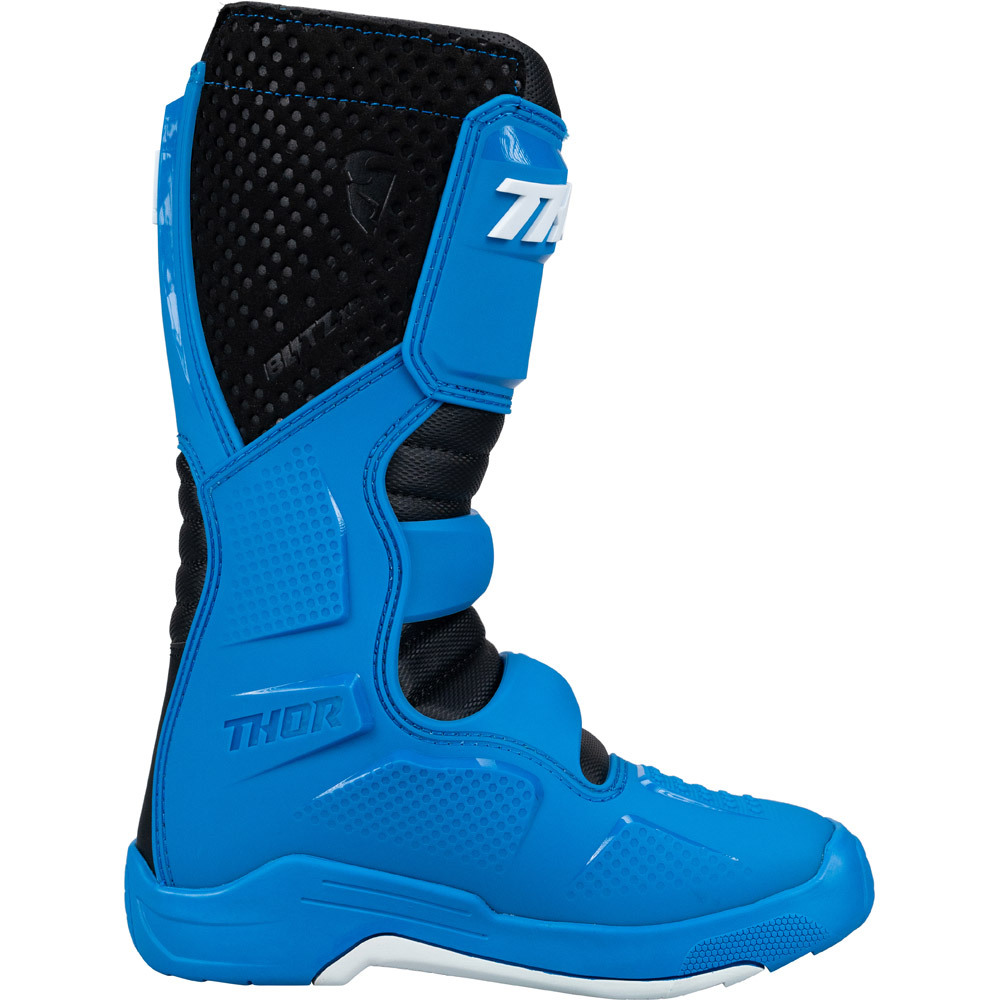 Thor 2025 Blitz XR Blue Kids Boots at MXstore