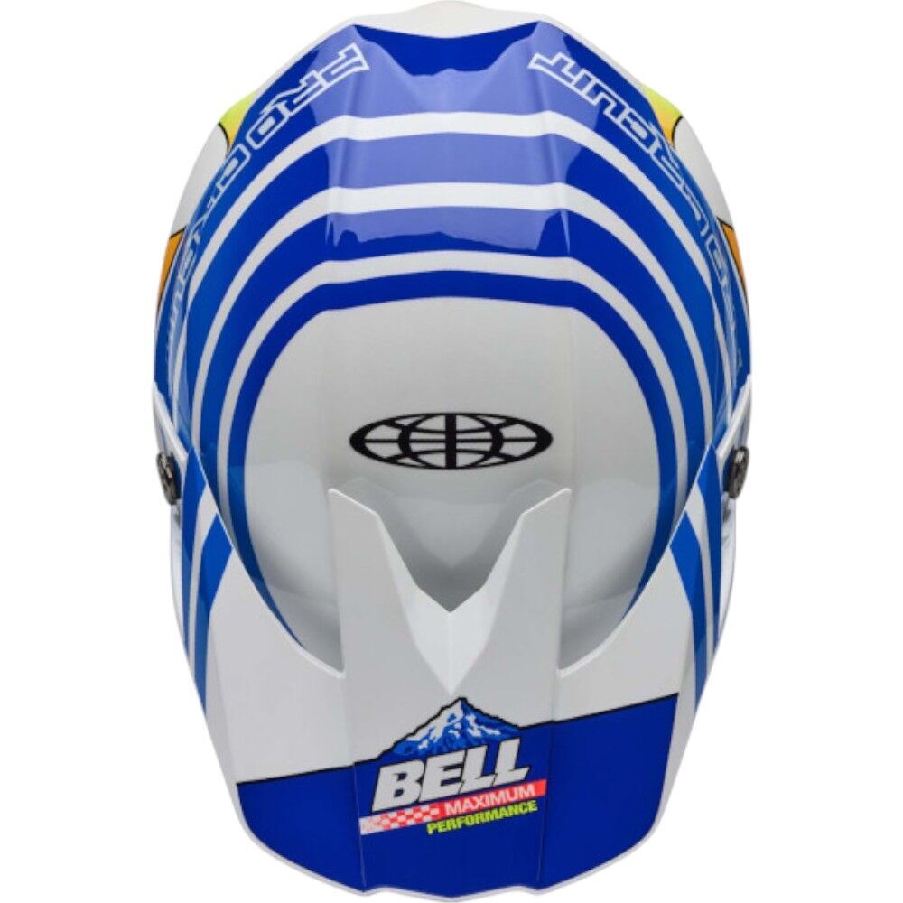 Bell 2026 Moto-10 Spherical Pro Circuit Blue/White Helmet at MXstore