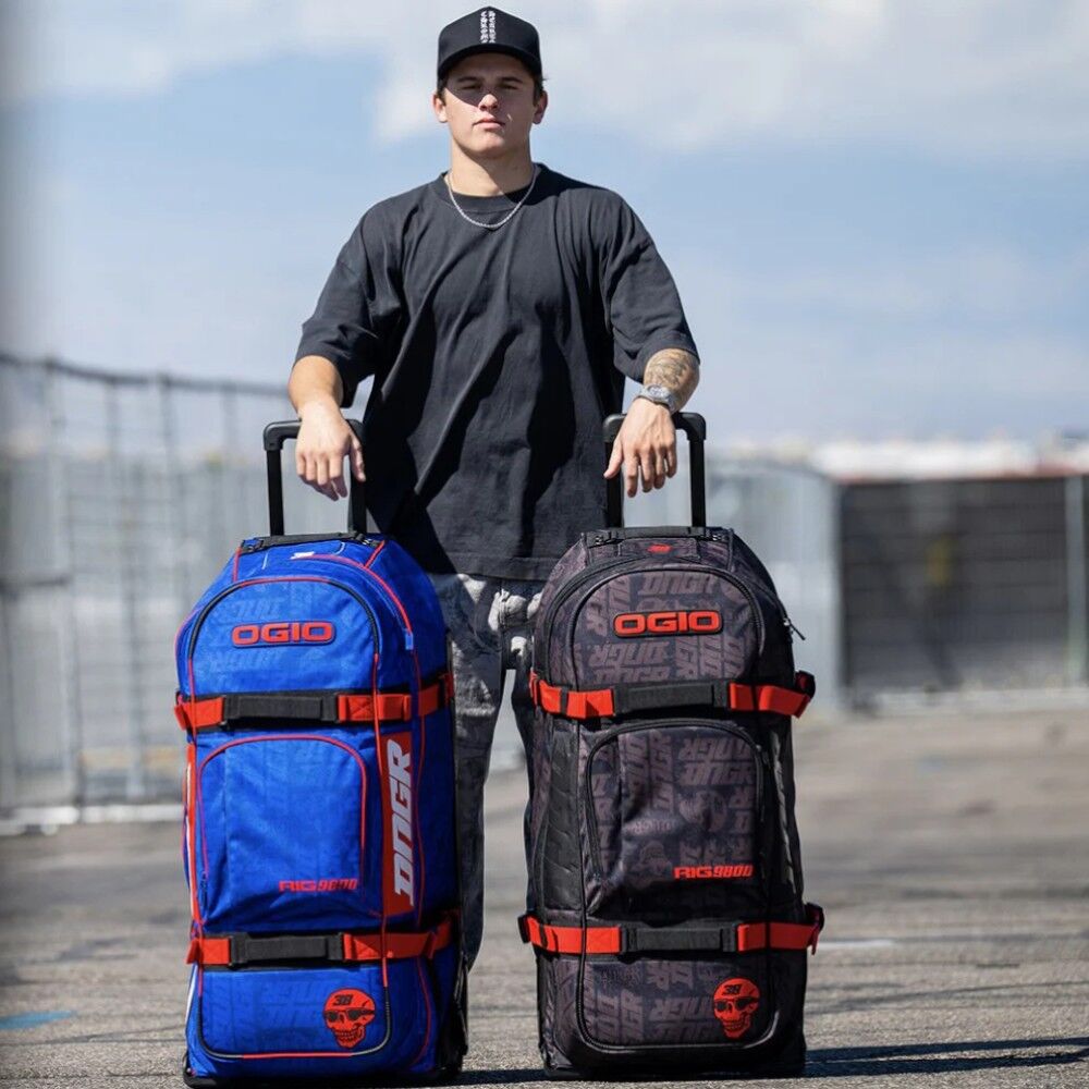 Ogio Rig 9800 DNGR Deep Blue/Red Gear Bag at MXstore