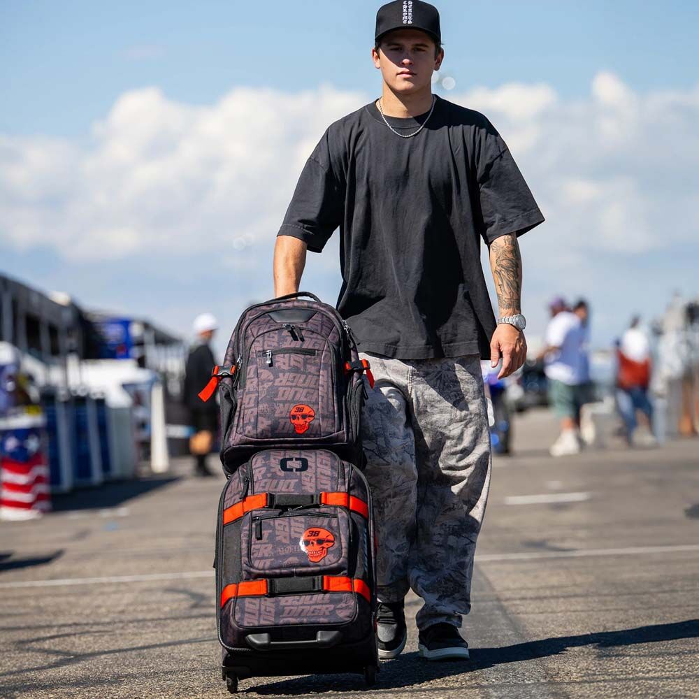 Ogio Urban DNGR Flat Black/Red Backpack at MXstore