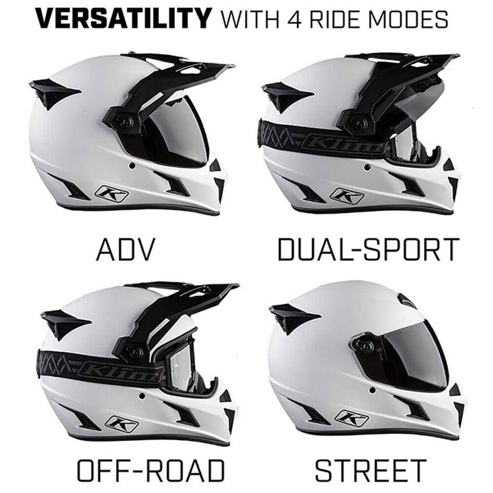 Klim Krios Pro Charger Gray ECE Adventure Helmet at MXstore