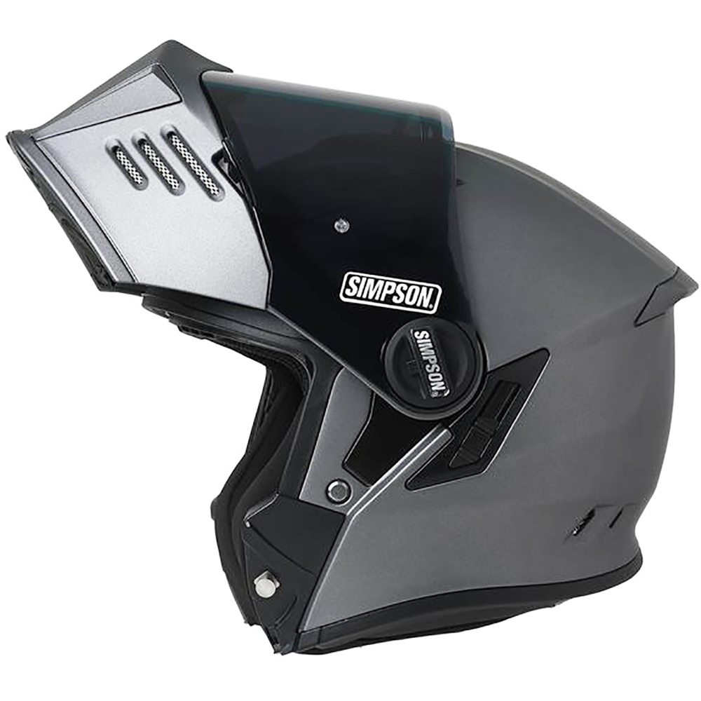 Simpson Modular Bandit Matte Black Helmet at MXstore