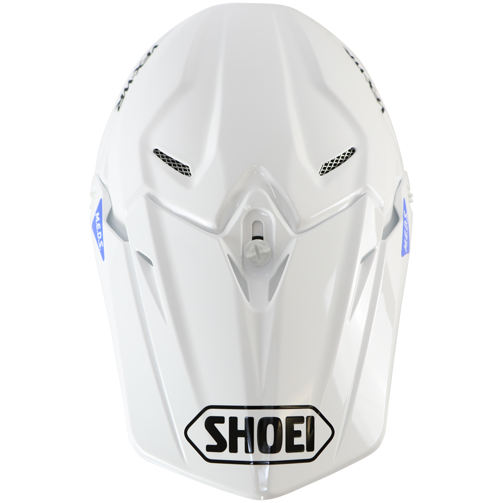 Shoei VFX-WR Solid White M.E.D.S Helmet | Buy Online | MXstore