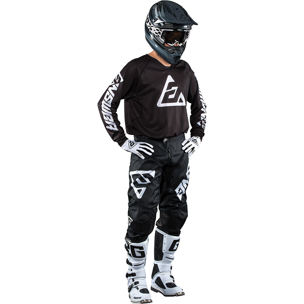 Answer 2018 Elite Solid Black Gear Combo at MXstore
