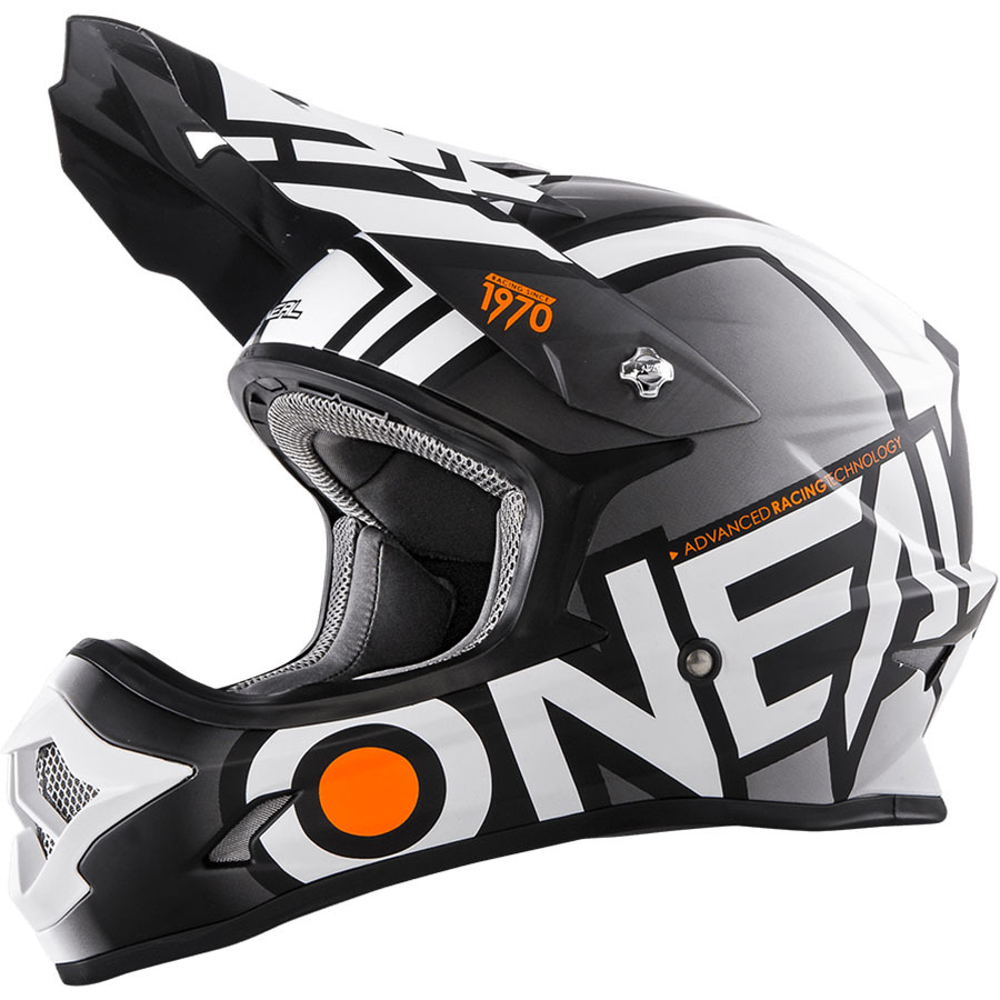 Oneal NEW Mx 2018 3 Series Radium Black White Kids Motocross Dirt Bike