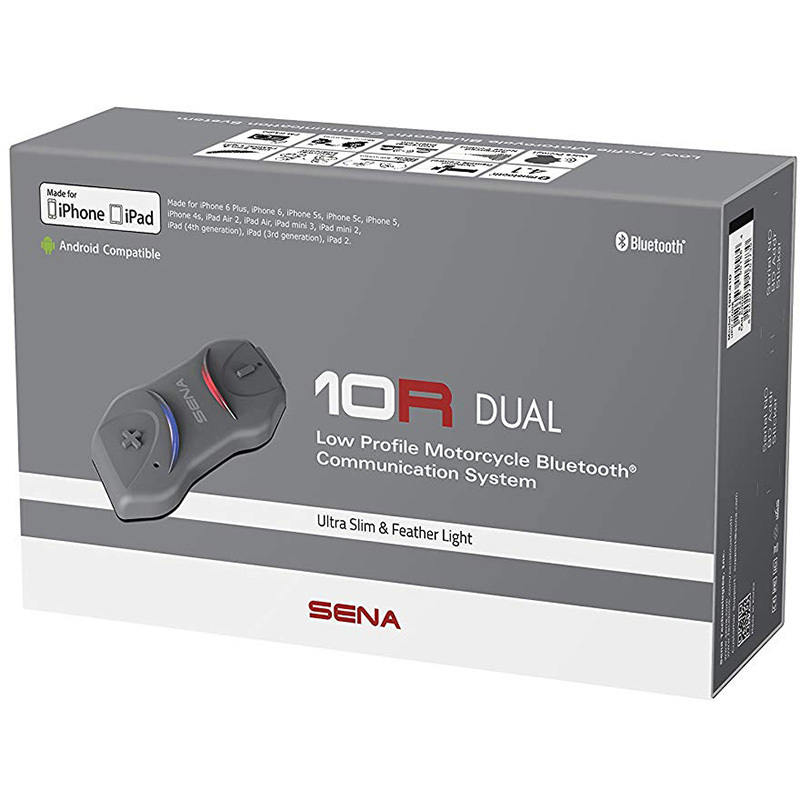 Sena 10R Low Profile Bluetooth Communication System Dual Pack at MXstore