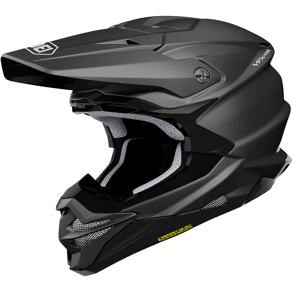 Shoei VFX-WR Matte Black M.E.D.S Helmet at MXstore