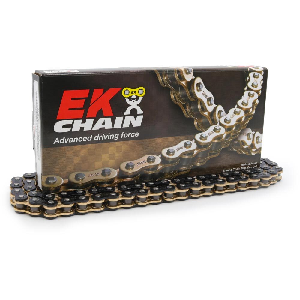EK Chains Mx 520 MRD7 HD Black Gold 120L Motocross Dirt Bike Race Chain