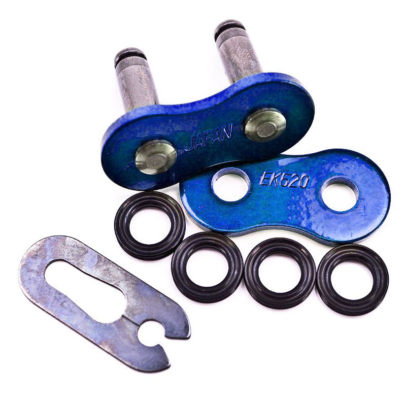 EK Chains NEW Mx 520 RXO QXRing Metallic Blue Narrow Chain Clip Connecting Link eBay