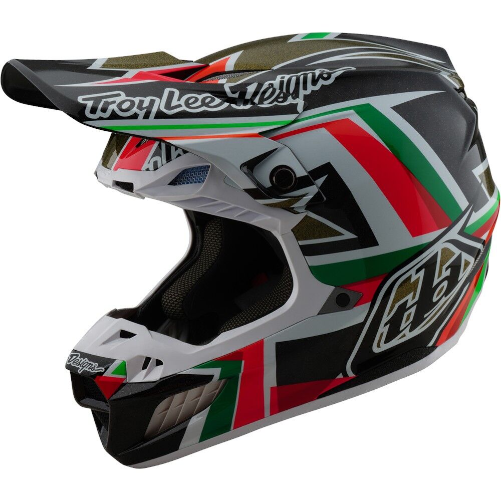 Troy Lee Designs 2025 SE5 Carbon Labyrinth Black Helmet | Buy