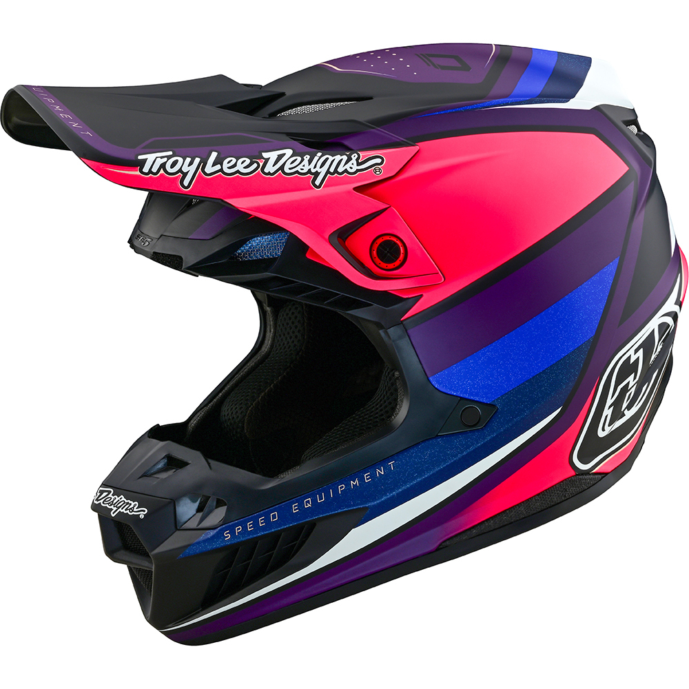Troy Lee Designs 2024 A1 LE SE5 Composite Reverb Black/Purple Helmet at  MXstore