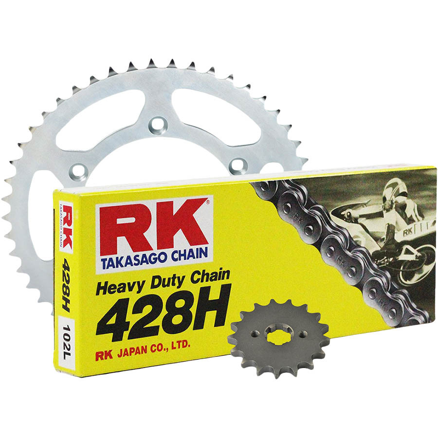 RK Honda CT110 Chain And Sprockets Kit at MXstore