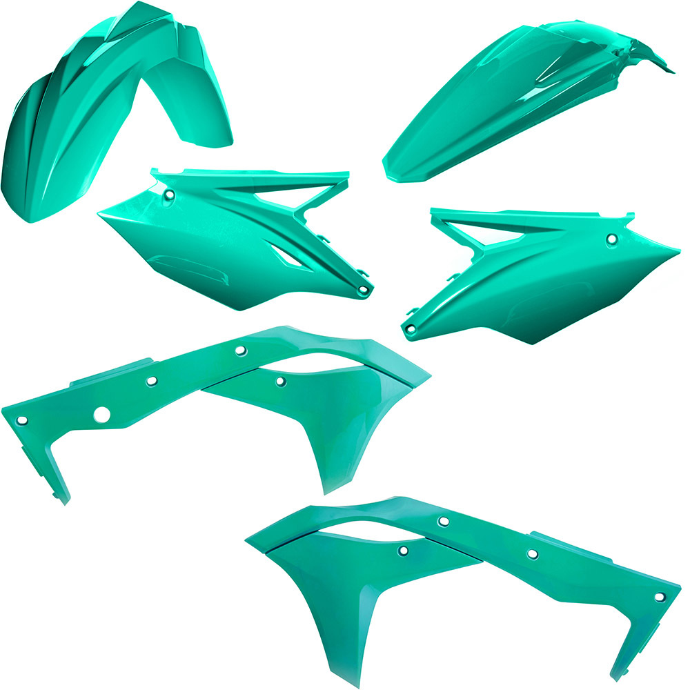 Acerbis Kawasaki KX250F 2018 Special Edition Teal Full Plastics Kit at