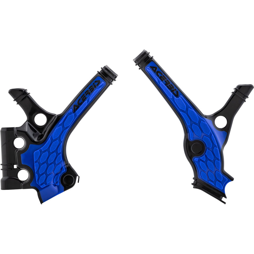 Acerbis Yamaha YZ85 2019 Blue/Black XGrip Frame Guards at MXstore