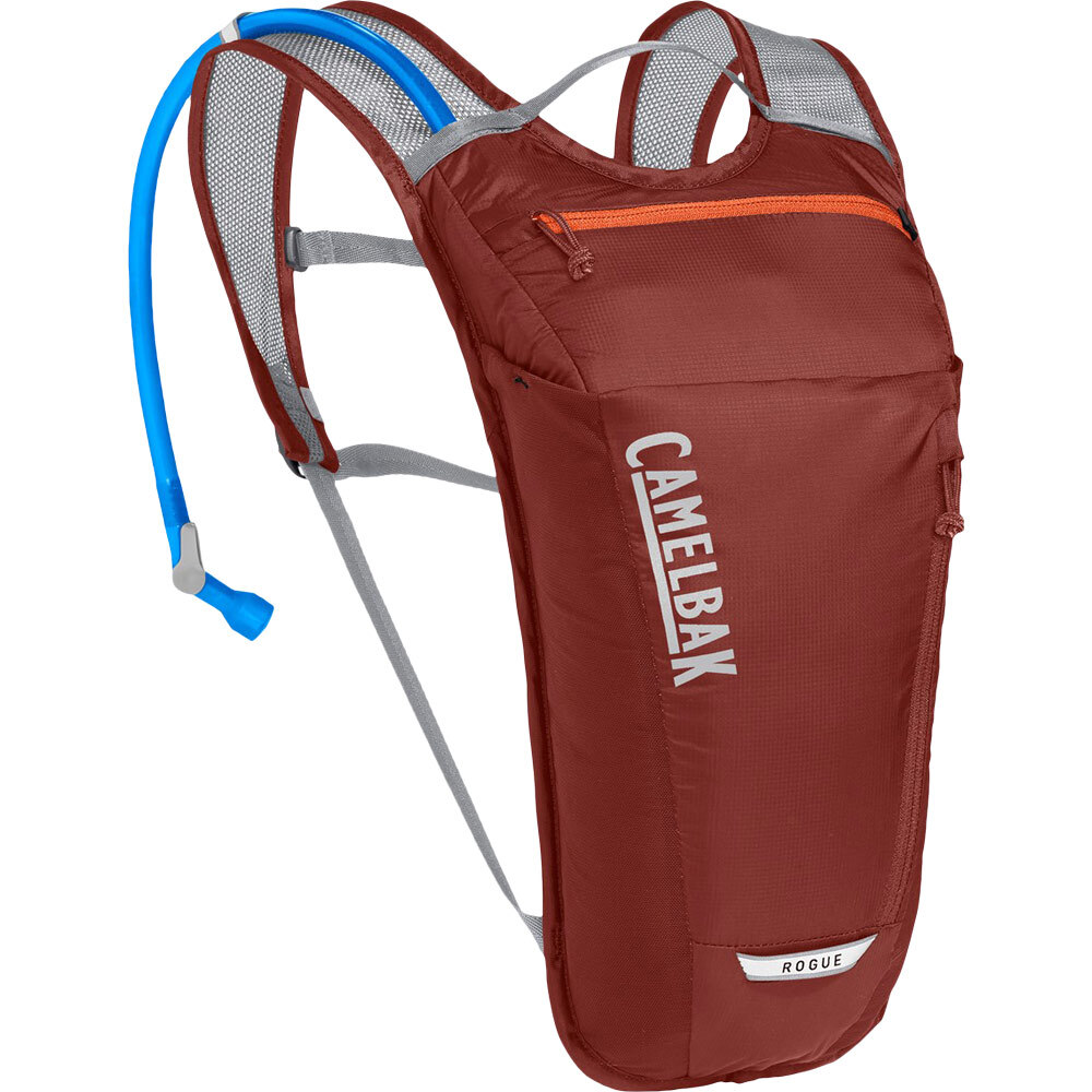 red hydration pack