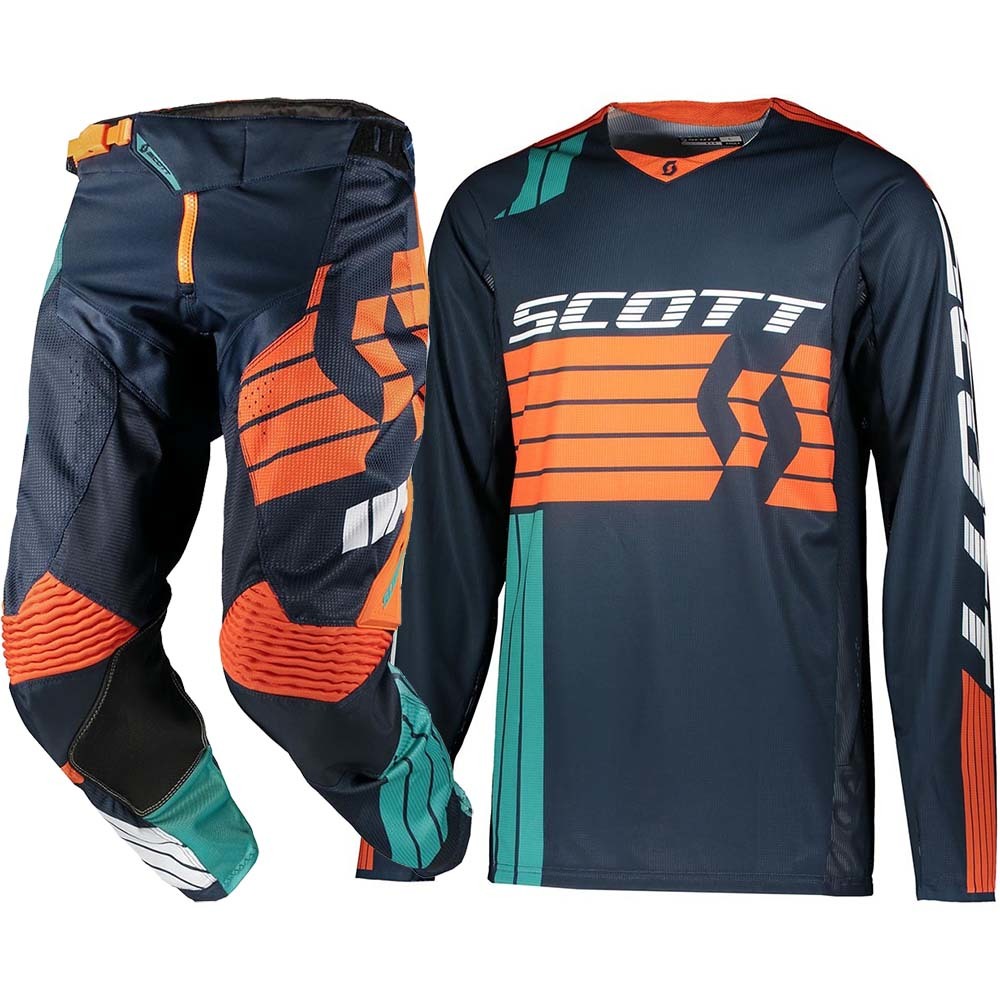 SCOTT 350 Race MX Motocross Jersey/DH Vélo Maillot Rouge/Jaune 2020 