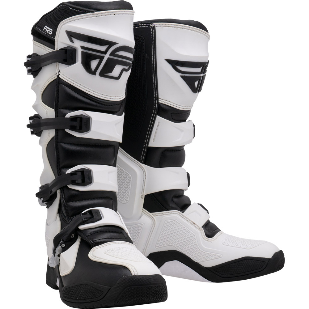 Fly Racing 2024 FR5 White Boots at MXstore