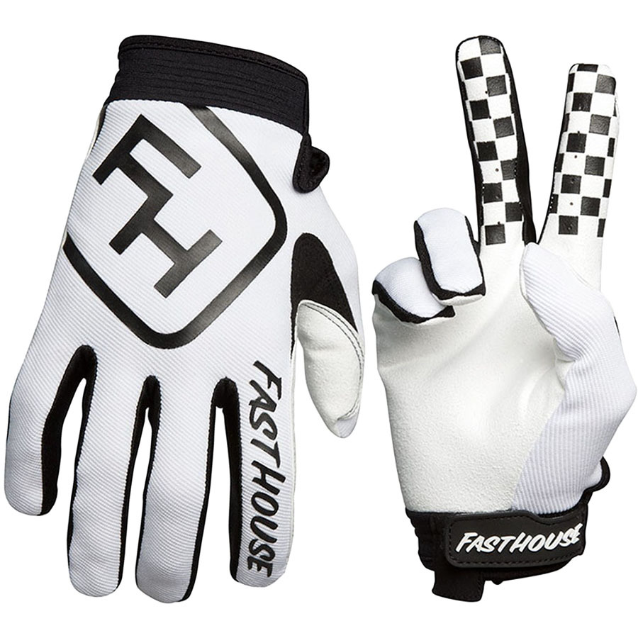 NEW Fasthouse MX Gear Speed Style White Black Dirt Bike FH Motocross Gloves