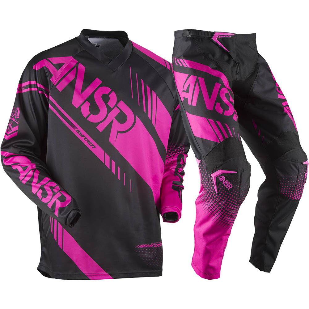 Answer 2017 Mx NEW Syncron Jersey Pants Pink Black Womens Motocross ...