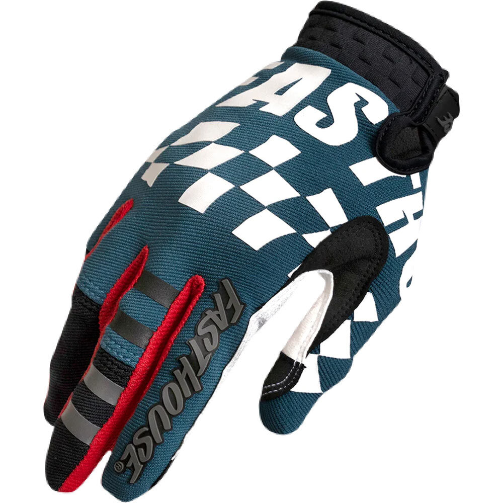 Fasthouse LE Speed Style Velocity Indigo MTB Gloves at MXstore