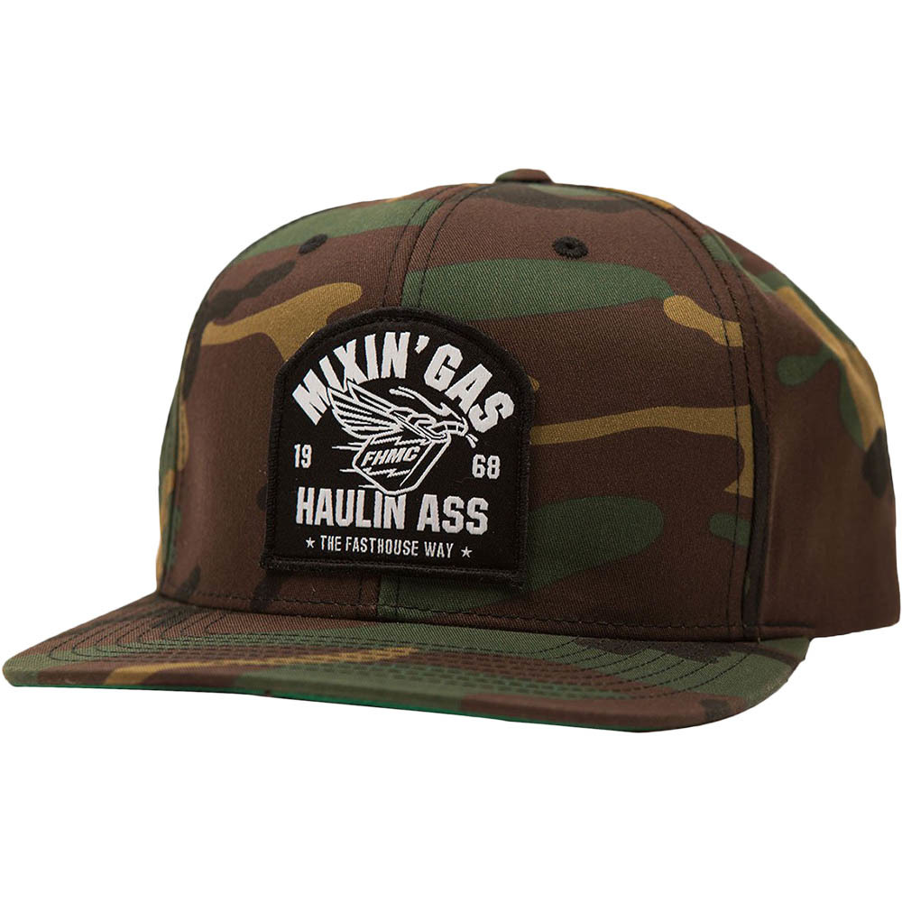 Fasthouse NEW Mx Mixin Gas Camo Adults Motocross Dirt Bike Cap Hat