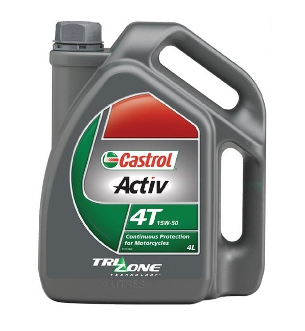 Castrol 4L Activ 4T 15w50 Stroke Engine Oil at MXstore