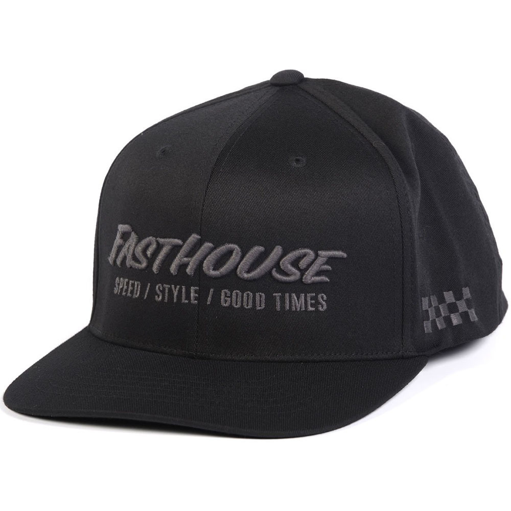 Fasthouse Classic Black Fitted Cap at 