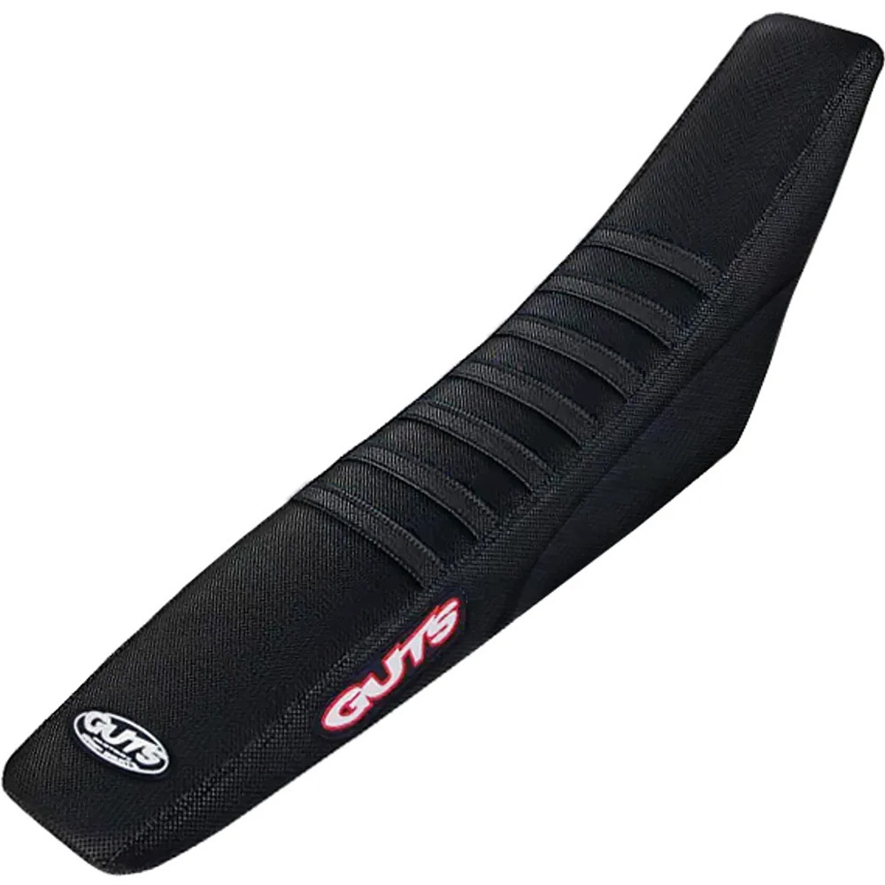 Guts Racing Kawasaki KX250-450F 06-08 Gripper Ribbed Black/Black