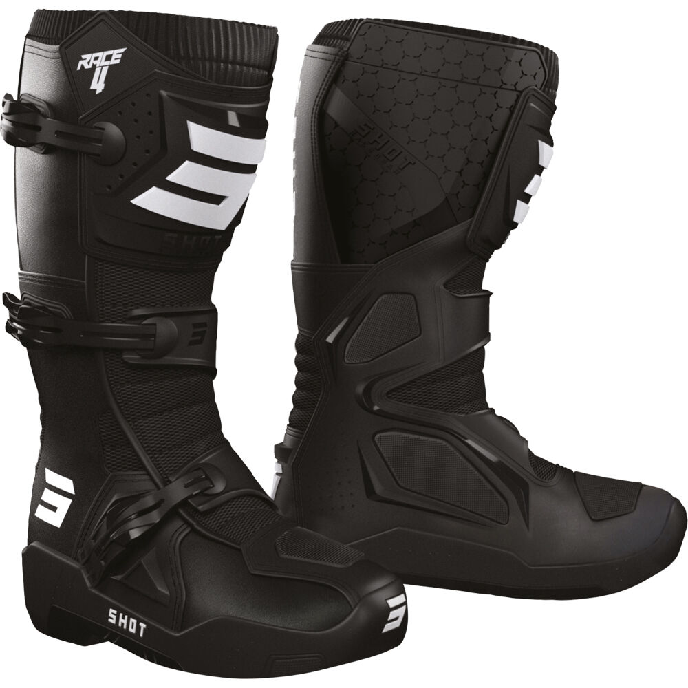 Shot Race Gear 2027 Race 4 Black Boots | Buy Online | MXstore