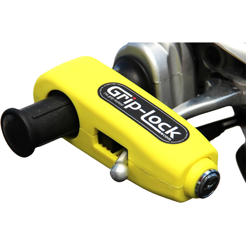 GripLock Yellow Handlebar Grip Lock at MXstore