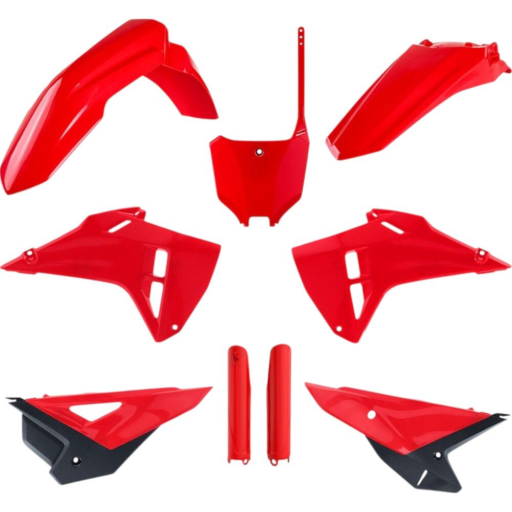 Polisport Rad CVR Parafango In Polipropilene Per Honda CRF 250/450 – Nero, Finitura Lucida