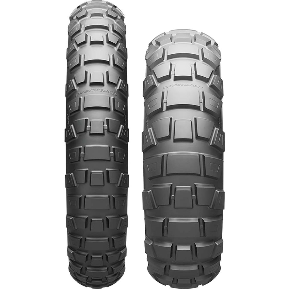 バトラックス AX41　100/90-19　130/80-18　前後2本　バリ山 Bridgestone Battlax Adventurecross AX41 100/90-19 Tubeless Front