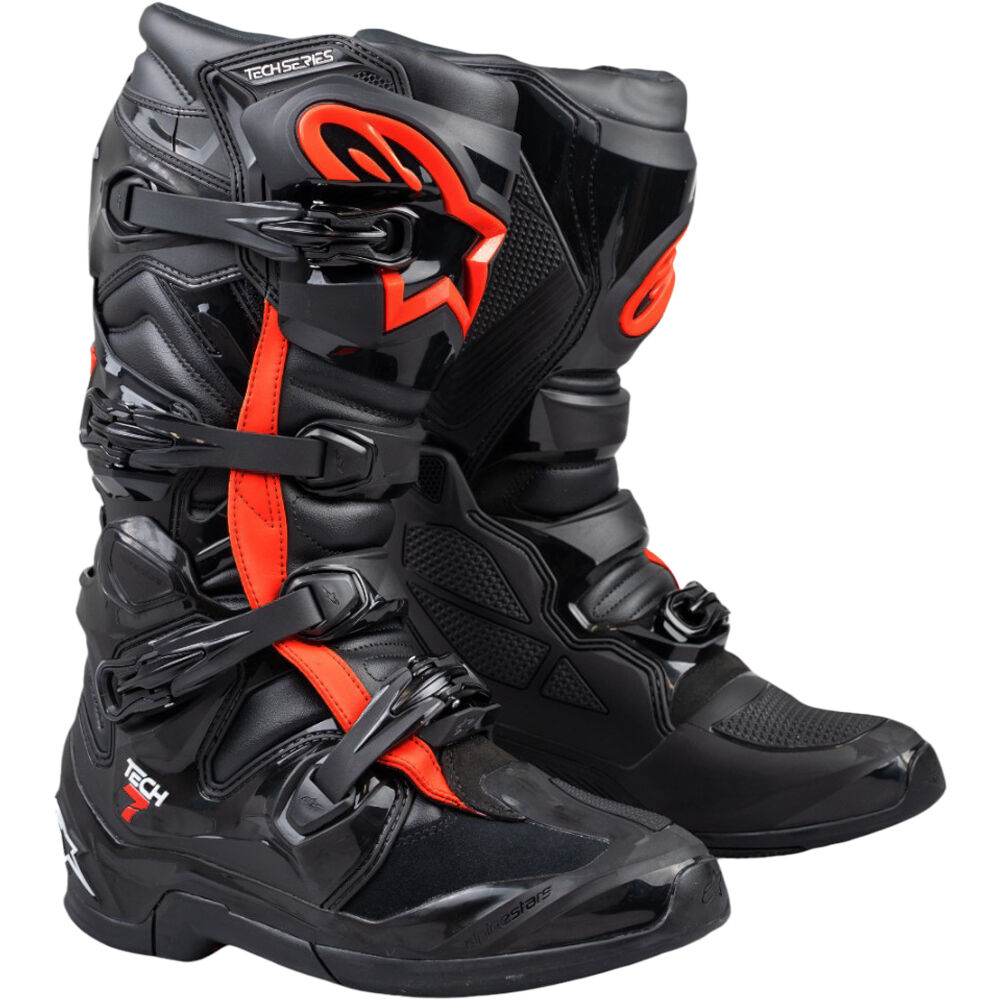 Alpinestars 2026 Tech 7 Black/Fluro Boots at MXstore